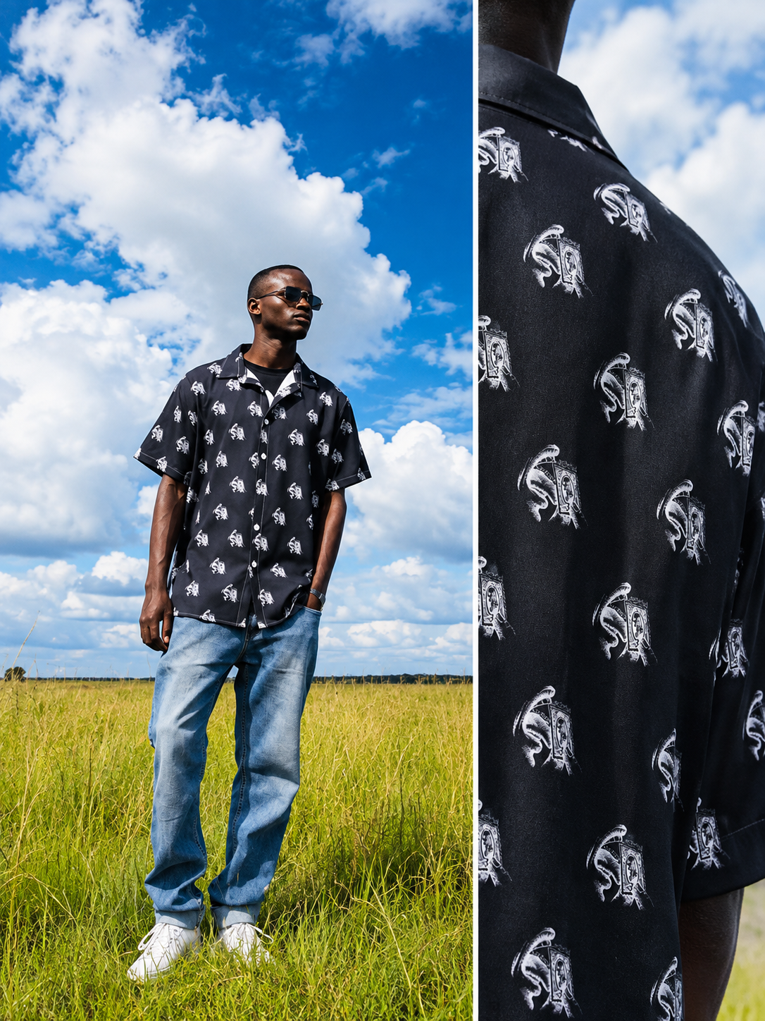 CROWN OCT MONOGRAM XALÉSHÉ SUMMER SHIRT